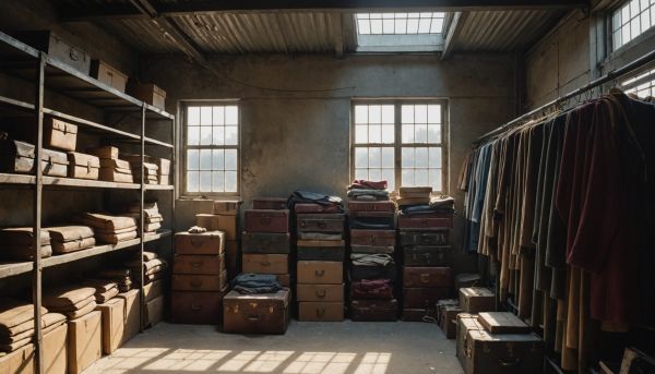 La valise d'hiver trouve sa place au garde-meuble l'été