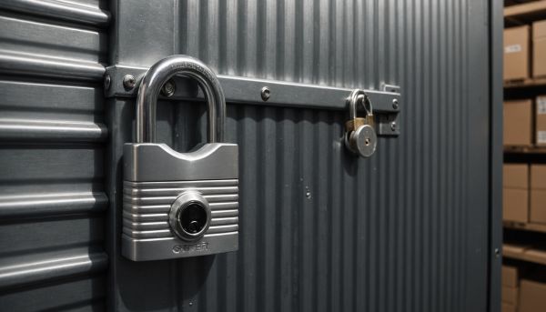 Un bon cadenas protège efficacement vos biens stockés